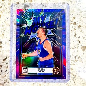NIKOLA JOKIĆ PURPLE OPTIC PRIZM CARD “MY HOUSE” NBA